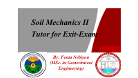 Soil Mechanics II Tutorial for Exit Exam (1).pdf